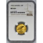 Free City of Danzig, 10 pfennige 1932 - NGC MS66+