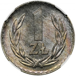 1 złoty 1971 - NGC MS66