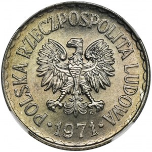 1 złoty 1971 - NGC MS66