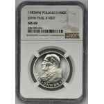 1.000 złotych 1983 Jan Paweł II - NGC MS69 - OKAZOWY