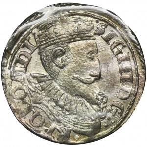 Sigismund III Vasa, 3 Groschen Olkusz 1597 - ex. NGC MS64