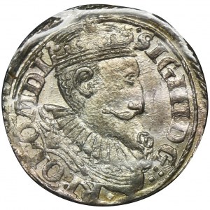 Zygmunt III Waza, Trojak Olkusz 1597 - ex. NGC MS64