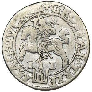 Zygmunt II August, Trojak Wilno 1562 - L/LI