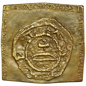Medal 50-ta rocznica Towarzystwa Numizmatycznego w Poznaniu 1970 - RZADKI