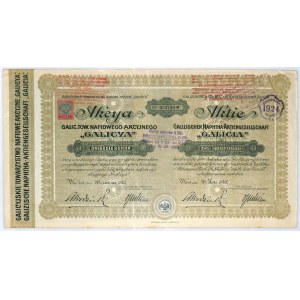 Galicyjskie Towarzystwo Naftowe „Galicja” S.A. - 200 koron, 1913 rok