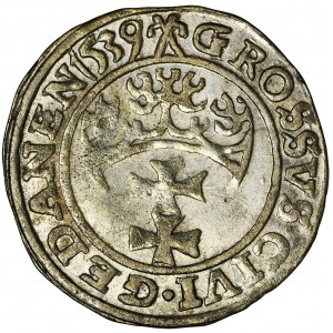 Sigismund I the Old, Groschen Danzig 1539 - PRVS