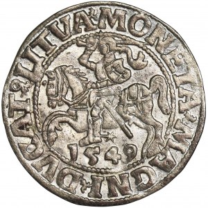 Sigismund II August, 1/2 Groschen Vilnius 1549 - LI/LITVA