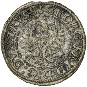 Duchy of Prussia, Georg Friedrich von Ansbach, Ternarius Koenigsberg 1586 - VERY RARE