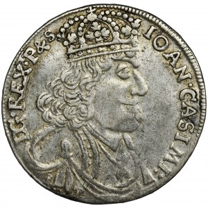 John II Casimir, 1/4 Thaler Krakau 1655 SCH