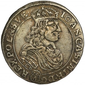 John II Casimir, 1/4 Thaler Bromberg 1668 TLB