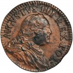 Augustus III of Poland, Schilling Dresden 1749 - VERY RARE