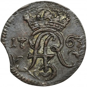 Augustus III of Poland, Schilling Elbing 1763 FLS