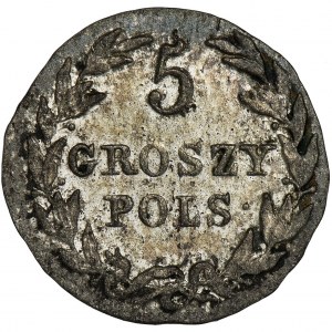 Królestwo Polskie, 5 groszy polskich 1816 IB