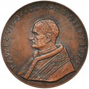 Medal Uroczystości Nawiedzenia Kielecka Bazylika Katedralna 1974