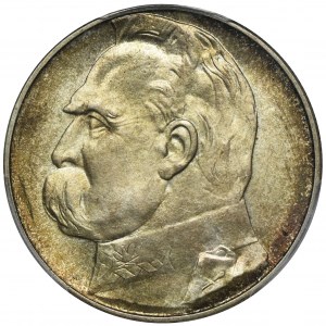 Piłsudski, 10 złotych 1937 - PCGS MS64+