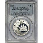 10 złotych 2005 Dzieje złotego - PCGS PR69 DCAM