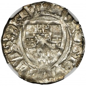 Teutonic Order, Ulrich von Jungingen, Schilling undated - NGC MS62 - RARE