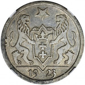 Free City of Danzig, 2 gulden 1923 - NGC AU53