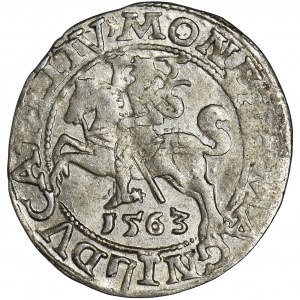 Sigismund II August, 1/2 Groschen Vilnius 1563 - L/LITV