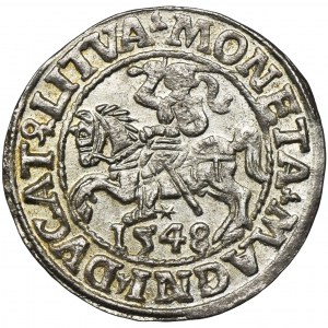 Zygmunt II August, Półgrosz Wilno 1548 - LI/LITVA