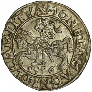 Sigismund II August, 1/2 Groschen 1556 - L/LITVA