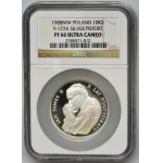 10.000 złotych 1988 Jan Paweł II - X Lat Pontyfikatu - NGC PF66 ULTRA CAMEO