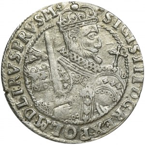 Sigismund III Vasa, 1/4 Thaler Bromberg 1622 - PRVS M