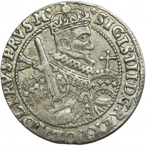 Sigismund III Vasa, 1/4 Thaler Bromberg 1623 - PRVS M