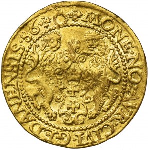 Stephan Bathory, Ducat Danzig 1586