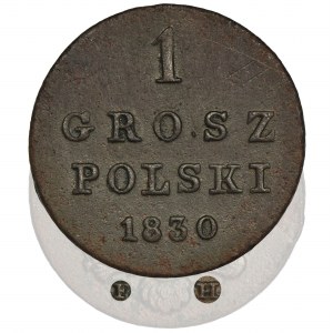 Polish Kingdom, 1 groschen Warsaw 1830 FH - RARE