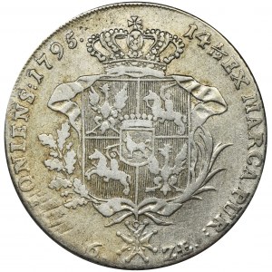 Poniatowski, Thaler 6 zloty Warsaw 1795