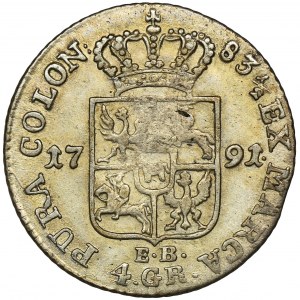 Poniatowski, Złotówka 1791 EB
