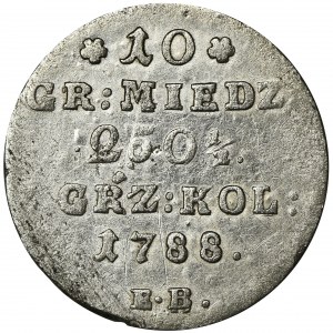 Poniatowski, 10 Copper Groschen Warsaw 1788 EB