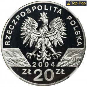 20 złotych 2004 Morświn - NGC PF70 ULTRA CAMEO