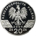 20 złotych 2004 Morświn - NGC PF70 ULTRA CAMEO