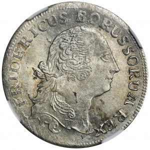 Germany, Kingdom of Prussia, Friedrich II, 1/3 Thaler Berlin 1758 - NGC MS63+