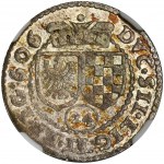 Silesia, Duchy of Liegnitz-Brieg-Wohlau, Christian and Rudolph, 3 Kreuzer Reichenstein 1606 - NGC MS61