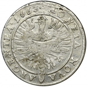 Śląsk, Księstwo Legnicko-Brzesko-Wołowskie, Krystian Wołowski, 15 Krajcarów Brzeg 1663