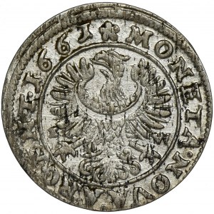 Silesia, Duchy of Liegnitz-Brieg-Wohlau, Georg III, 3 Kreuzer Brieg 1661 EW