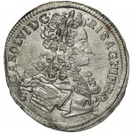 Śląsk, Panowanie habsburskie, Karol VI, 3 Krajcary Wrocław 1724 - RZADKIE