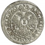 Śląsk, Panowanie habsburskie, Leopold I, 1 Krajcar Wrocław 1661 GH