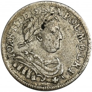 John III Sobieski, 1/4 Thaler Bromberg 1677 SB