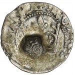 Ladislaus II Jagiello, 1/2 Groschen - countermark, RARE