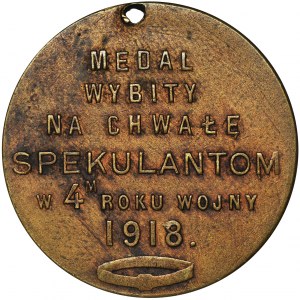 Medal antyspekulacyjny 1918