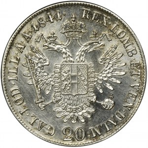 Austria, Ferdinand I, 20 Kreuzer Wien 1841 A