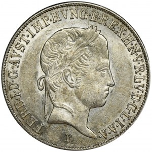 Hungary, Ferdinand I, 20 Kreuzer Kremnitz 1845 B