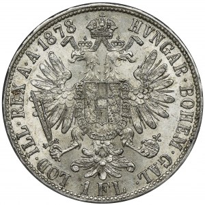 Austria, Franz Joseph I, 1 Floren Wien 1878
