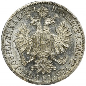 Austria, Franz Joseph I, 1 Floren Wien 1859