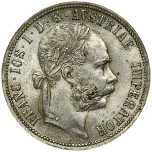 Austria, Franz Joseph I, 1 Floren Wien 1888