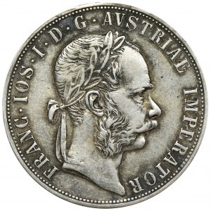 Austria, Franz Joseph I, 2 Floren Wien 1887